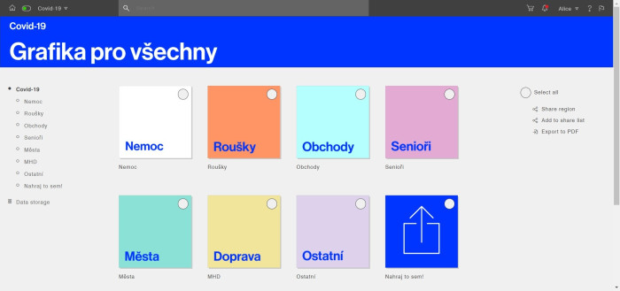 Grafika COVID19 zdarma všem